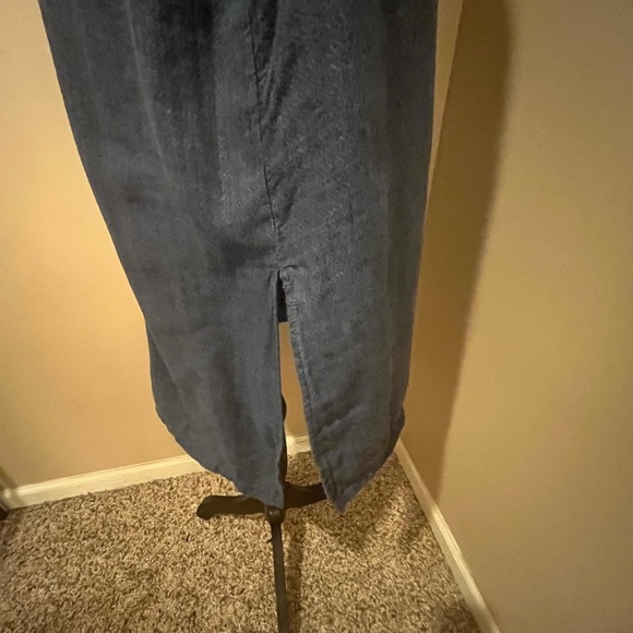 Jjill Linen Blue Round Neck Swimsuit Coverup, size Large - Picture 4 of 10